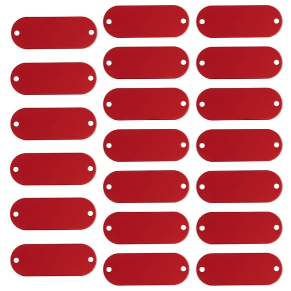 Rust-Resistant Metal Engraving Tags, Smooth-Edged Stainless Steel Labels for Outdoor & Dog Plates