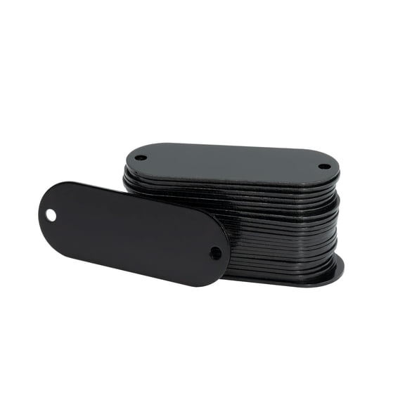 Rust-Resistant Metal Engraving Tags, Smooth-Edged Stainless Steel Labels for Outdoor & Dog Plates