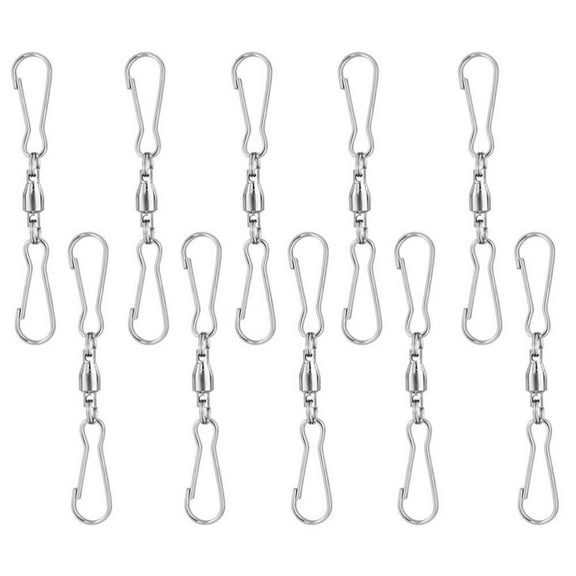Rust Resistant Metal Hooks for Wind Chimes Christmas Decorations 10 Pcs