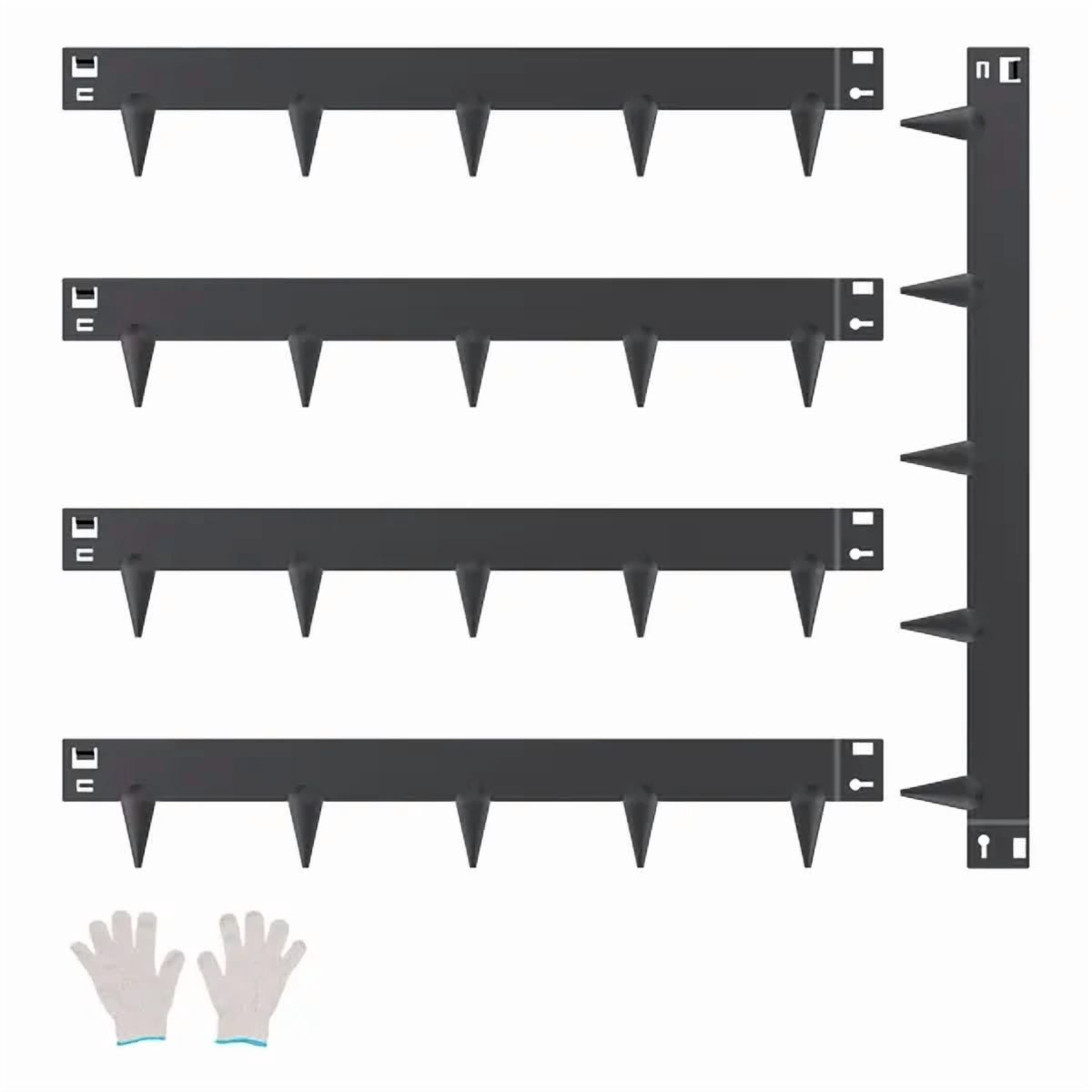Rust-Resistant Steel Landscape Edging 5 Pack-39x3 Inches Durable Garden Border for Enhanced Outdoor Aesthetics
