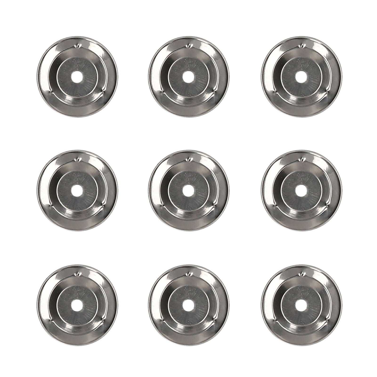 Rust Resistant Tambourine Bell Rings 50pcs Stainless Steel Jingles for Handbell Tambourine