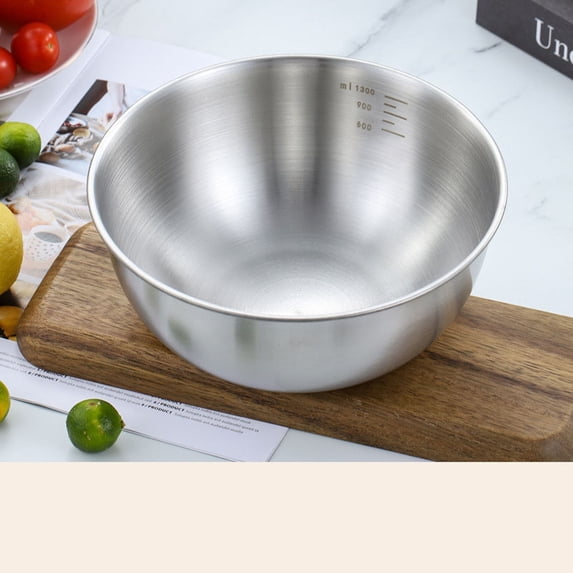 Rust-Resistant Thickened Stainless Steel Basin Set, Multi-Functional Large Water and Soup Bowls, Kitchen, Laundry, Camping, Household Utility Basins