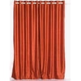 thumbnail image 1 of Rust Ring / Grommet Top  Velvet Curtain / Drape / Panel   - 43W x 84L - Piece, 1 of 2