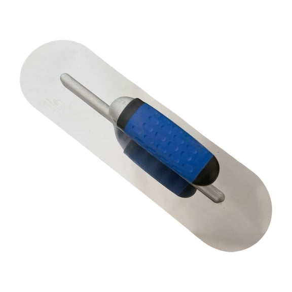 Rust Rounded Corner Mud Trowel With Ergonomic Handle Perfect For Wall Plastering And Installation