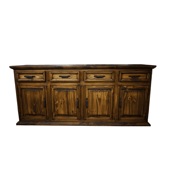 Rust Sierra Four door Solid Pine Sideboard