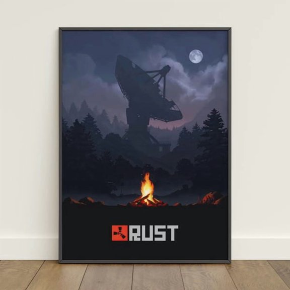Rust Survival Game Wall Art Print