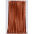 thumbnail image 1 of Rust Tab Top  Velvet Curtain / Drape / Panel   - 43W x 63L - Piece, 1 of 2