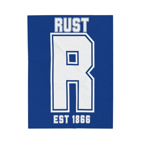 Rust University Plush Blanket - 107 HBCU