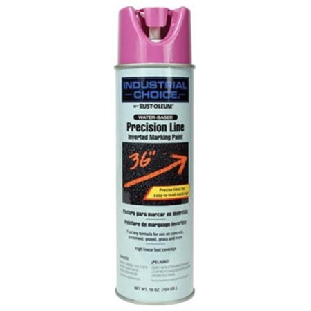 Inverted Marking Paint, 17 oz., Safety Purple, Water -Based 1868838