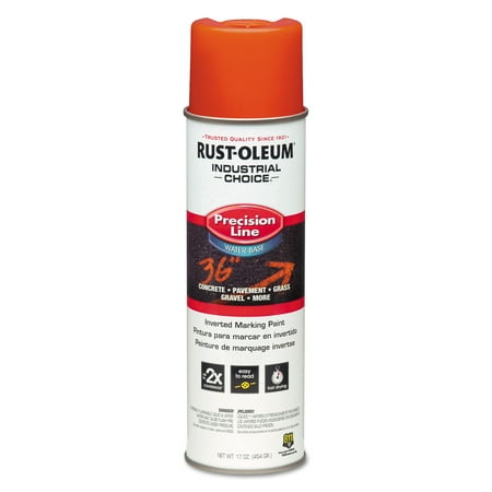 Rust-oleum Industrial Choice Precision Line Marking Paint, Orange, 20 Oz