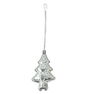 Wrapables Stainless Steel Christmas Tree Ornament Hooks with Beads for  Hanging Decorations (Set of 20)
