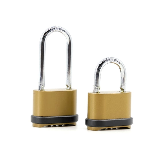 2PCS 4-Digit Combination Zinc Alloy with Password Waterproof,Rust-Proof and Anti-Theft Lock Door Lock Padlock for Dorm