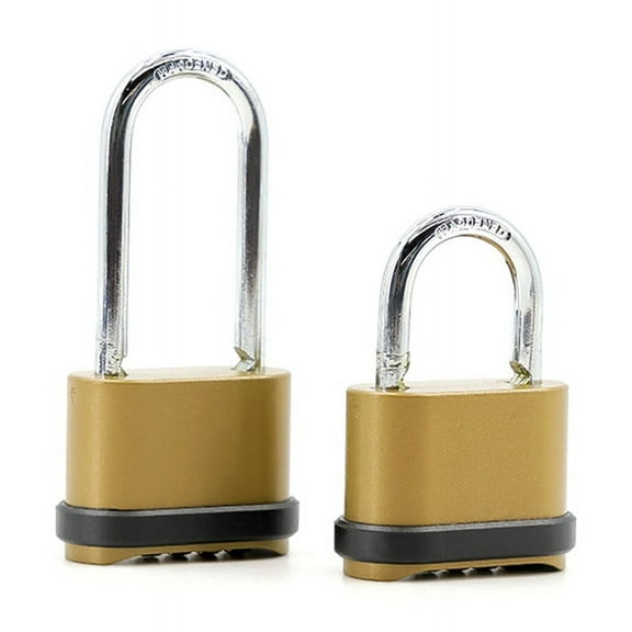 2PCS 4-Digit Combination Zinc Alloy with Password Waterproof,Rust-Proof and Anti-Theft Lock Door Lock Padlock for Dorm