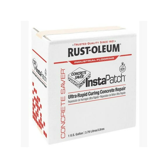 Rust-Oleum InstaPatch Concrete Repair Kit, 128 Oz, Gray