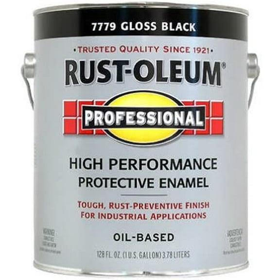 RustOleum #7779402 - Protective Enamel Paint, Gloss Black , 1 Gallon