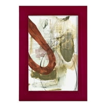 Rusted Loops I - Framed Print w/glass - Cherry Red