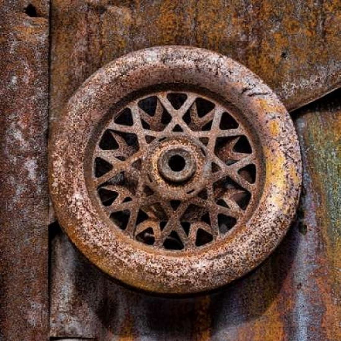 Rusted in Time I Canvas Art - Kathy Mahan (24 x 24)