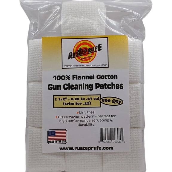 Rusteprufe 1.5" Flannel Cotton Cross Woven Patches 500ct