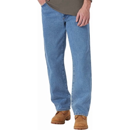 Rustler Men's Classic Regular Fit 32W x 30L Stonewash