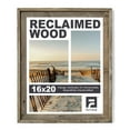 thumbnail image 1 of FLYJOE Rustic16x20 Picture Frame, Reclaimed Barnwood Frame with Tempered Glass, 1 of 9