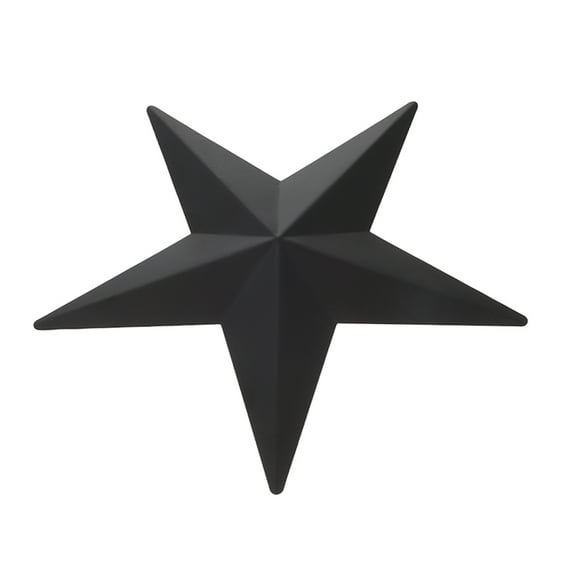 Rustic 3D Iron Wall Star Vintage Farmhouse Decor Black Metal Hanging Star Rustic Country Primitive Wall Decor for Western Home Decor