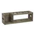 thumbnail image 1 of Rustic 4 Bottle Wine Rack Freestanding Storage Rack Countertop Wine Storage Rack Solid Wood, 1 of 5