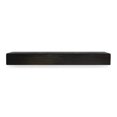 thumbnail image 1 of Rustic 48 in. Midnight Black Cap-Shelf Mantel, 1 of 2
