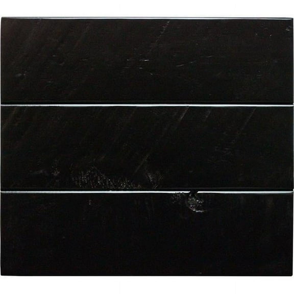 Rustic 57 in. Quaint Shutter TV Stand in Antique Black