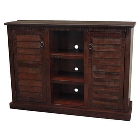 Rustic 57 in. Tall Quaint TV Stand in Concord Cherry