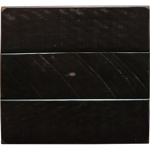 Rustic 68 in. Provincial Shutter TV Stand in Rustic Antique Black