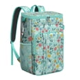 thumbnail image 1 of Rustic Abstract Floral Watercolor Print Backpack Cooler - 20L High Capacity for Travel and Convenience, 1 of 6
