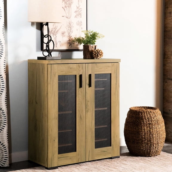 Rustic Accent Cabinet for General Item Storage / Maximize Space in Small Areas