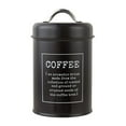 thumbnail image 1 of Rustic Airtight Kitchen Canister with Lid Metal Sugar Coffee Tea Container Jar, 1 of 19