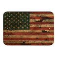 thumbnail image 1 of Rustic American USA Flag Distressed Home Business Office Sign - Wood - 6" x 9" (15.3cm x 22.9cm), 1 of 6