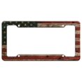 thumbnail image 1 of Rustic American USA Flag Distressed License Plate Tag Frame, 1 of 4