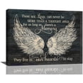 thumbnail image 1 of Rustic Angel Wing Canvas Wall Art Farmhouse Inspirational Quotes Wall Decor Angel Pictures Prints Motivational Framed Modern Artwork for Home Living Room Bedroom Bathroom 16"x12", 1 of 6