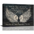 thumbnail image 1 of Rustic Angel Wing Canvas Wall Art Farmhouse Inspirational Quotes Wall Decor Angel Pictures Prints Motivational Framed Modern Artwork for Home Living Room Bedroom Bathroom 16"x12", 1 of 6