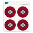 thumbnail image 1 of Rustic Arkansas State Flag Distressed USA Refrigerator Fridge Locker Vinyl Circle Magnet Set, 1 of 3
