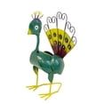 thumbnail image 1 of Rustic Arrow  102672 Metal Green Peacock Figurine, 1 of 1