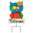 thumbnail image 1 of Rustic Arrow 102513 Colorful Owl with Stake Garden Decor, 1 of 1