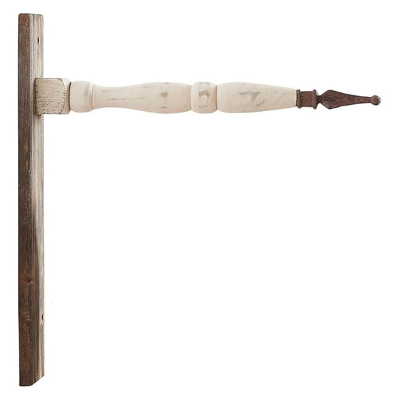 Rustic Arrow Sign - 18 Inch Decorative Wall Hanging - Farmhouse Barn Board Style - Indoor/Outdoor Home Decor - Arrow Holder (Arrow Sold Separately)