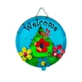 thumbnail image 1 of Rustic Arrow 100827 Welcome with House Round Sign, 1 of 1