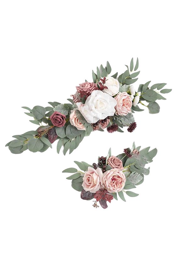 Rustic Artificial Flower Swag Decorative Hanging for Reception Wedding Arbor