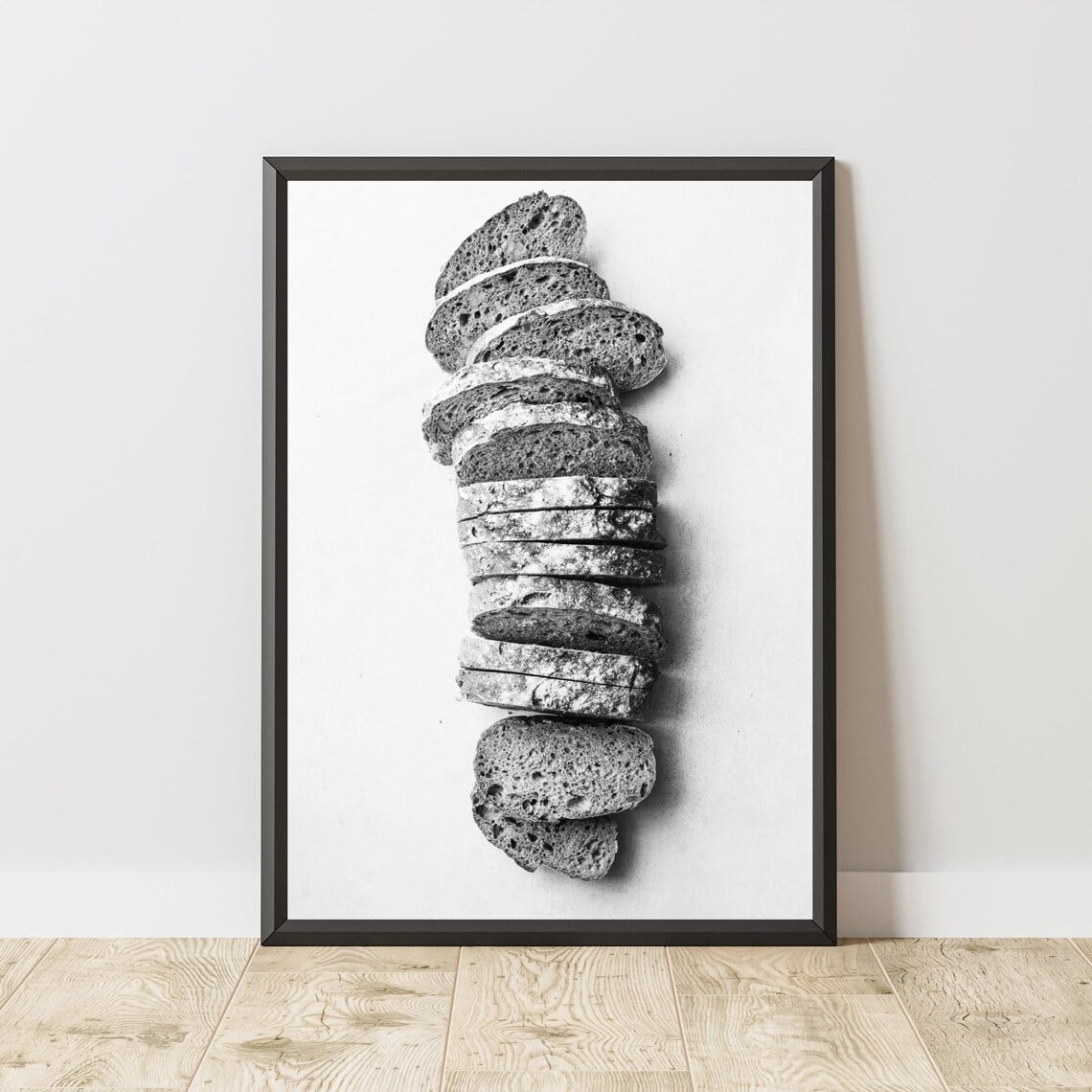 Rustic Bread Photo Rustic Artisan Bread Wall Art Print, Bakery Food Photography, Cozy ...