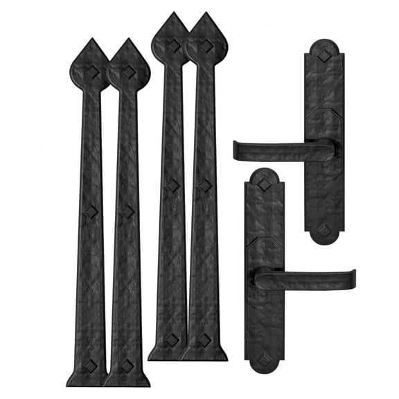 Rustic Aspen Magnetic Garage Door Hardware (6-Piece Set)