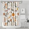 thumbnail image 1 of Rustic Autumn Farm Harvest Thanksgiving Day Shower Curtain,Reusable Bath Curtain with Hooks Friendly Polyester Fabric Curtains for Thanksgiving Day Fall Party Home Decor, 1 of 5