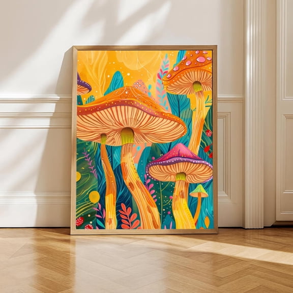 Rustic Autumn River Landscape Print Earthy Russian Scenery, Cottagecore Fall Decor, Poster Wall Art, Golden Birch Trees Scene 1251, Unframed Poster Size 8x12 F03.1.22l1914