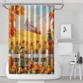thumbnail image 1 of Rustic Autumn Scarecrow Shower Curtains,Reusable Bath Curtain with Hooks Vintage Polyester Fabric Curtains for Bathroom Bathtub Autumn Holiday, 1 of 5
