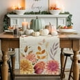 thumbnail image 1 of Rustic Autumn Table Runner, Autumn Thanksgiving Kitchen Dining Table Decoration for Home Party Decor 13x48 Inches, 1 of 9