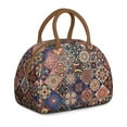 thumbnail image 1 of Rustic Aztec Lunch Tote&nbsp;- Insulated Bag with Ethnic Prints, Multi-Functional for Work & School, 1 of 4